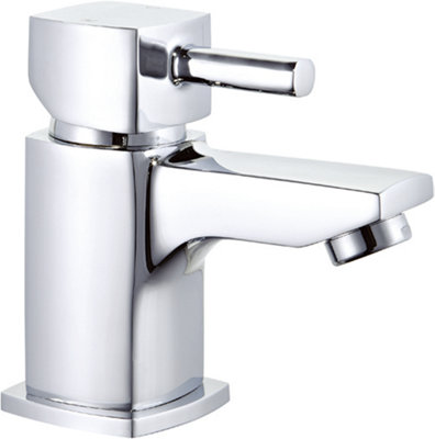 Home Range Chrome Luxury Basin Mixer ChromeSingle Lever from B&Q