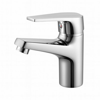 Home Range Chrome Luxury Basin Mixer ChromeSingle Lever from B&Q