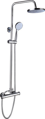 Home Range Thermostatic Mixer ChromePrecision Temperature Control2 Outlet Outlets from B&Q