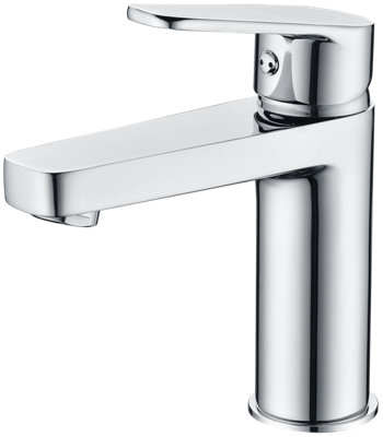 Home Range Chrome Luxury Basin Mixer ChromeSingle Lever from B&Q