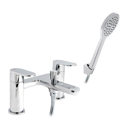 Home Range Clever Chrome Bath & Shower Mixer TapOne Tap For Bath Filling And Showering from B&Q