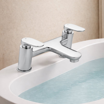 Home Range Firth Chrome Bath Filler Tap With Shower DiverterSolid Brass Body from B&Q