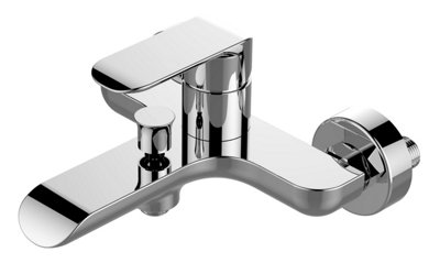 Home Range Chrome Bath & Shower Mixer TapOne Tap For Bath Filling And Showering from B&Q