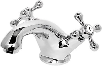 Home Range Chrome Mono Basin TapSleek Modern Single Lever For Any Standard Uk Basin from B&Q