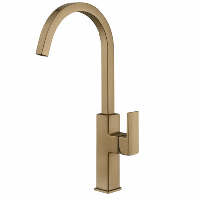 Home Range Nave Chrome Single Lever Kitchen TapModern Design With Solid Brass Body For Kitchen Sinks from B&Q