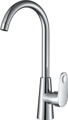 Home Range Chrome Modern Kitchen Mixer TapSingle Handle Hot & Cold Control For Kitchen Sinks from B&Q