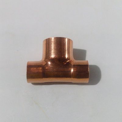 Home Range Westco 15mm X 15mm X 22mm Copper Reducing Tee Ef28Pipe Branch Fitting from B&Q