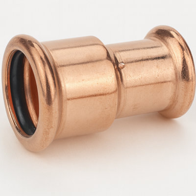 Home Range Westco 28mm X 15mm Copper Press Reduced CouplingWater from B&Q