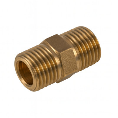 Home Range 5X Westco 3/4" Bsp Brass Hexagon NippleHeavy Duty from B&Q