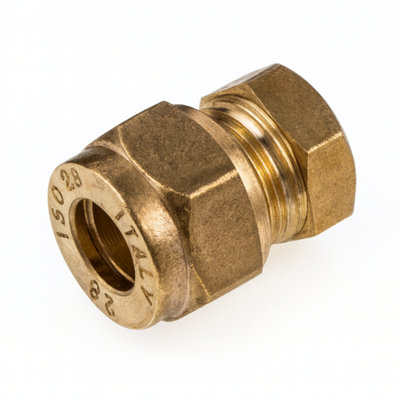 Home Range 2X Westco 10mm Dzr Brass Compression Stop EndCorrosion-Resistant Fitting For Copper Pipework