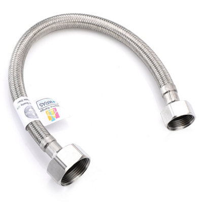 1X Home Range 3/4" X 1/2" Bsp (300mm Long) Wras Approved Flexible Tap Connector Flexi Pipe For BathroomKitchenBoilers from B&Q