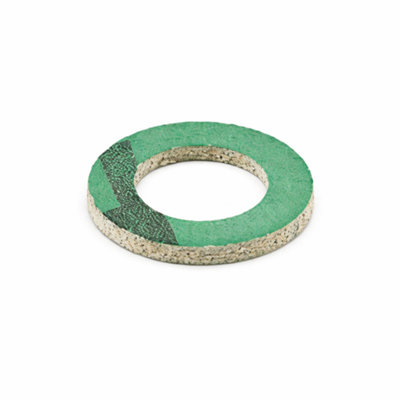 B&Q -  10X Fibre Shower Hose Washer Gasket Seal For Flexible Shower Hoses & Handsets Leak Prevention