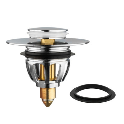 Home Range Chrome Pop-Up Replacement Plug Basin Waste Spare O-Ring from B&Q