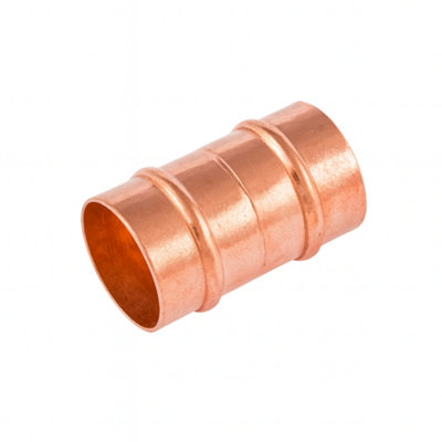 Home Range Westco 28mm Copper Straight Coupling Sr1 Solder Ring Pipe Fitting from B&Q