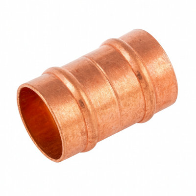 Home Range 54mm Copper Straight CouplingSolder Ring Pipe Connector Sr1 from B&Q