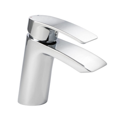 Home Range Pisco Chrome Bath & Shower Mixer TapDual Lever Bath Filler With Shower Diverter from B&Q