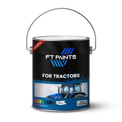  - Ft Paints 100Ml Sample Acry High-Gloss 2K Paint With Hardener E9005 For Tractors -Ral 7001-Silver Grey