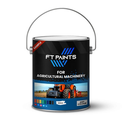  - Ft Paints 100Ml Sample Acry High-Gloss 2K Paint With Hardener E9006 For Agricultural Machinery -Ral 5002-Ultramarine Blue