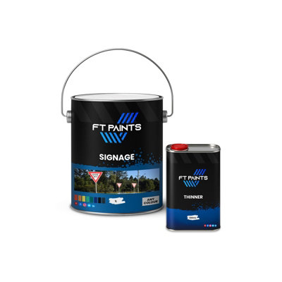 - Ft Paints 1.5L Kit Satin Finish 1K Basecoat Paint For Signages-Ral 6005-Moss Green