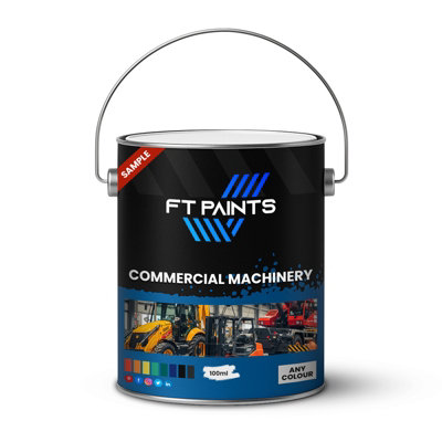  - Ft Paints Sample 100Ml Acrylic Paint Satin Finish For Commercial Machinery- Ral 6011-Reseda Green