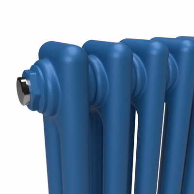 B&Q -  Horizontal 2-Column Radiator Galaxy Blue 600mm X 1190mmLux 2Col-600-1190Gb