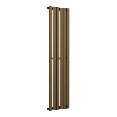 B&Q -  Flat Vertical Radiator Antique Brass 1600mm X 420mmSingle672W (2293 Btu).