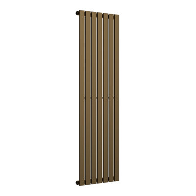 B&Q -  Flat Vertical Radiator Antique Brass 1600mm X 490mmWall-Mounted