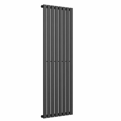 B&Q -  Flat Vertical Radiator Pewter 1600mm X 560mmSingleWall-Mounted Designer Radiator