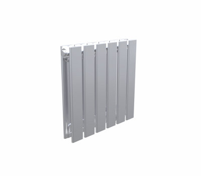 B&Q -  Flat Horizontal Radiator Metallic Silver 400mm X 420mm Double Panel360W (1230 Btu)