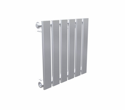B&Q -  Flat Horizontal Radiator Metallic Silver 400mm X 420mm Single Panel205W (698 Btu)