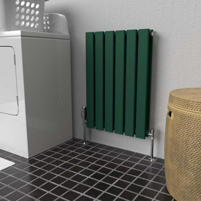 B&Q -  Flat Horizontal Coloured RadiatorBritish Racing Green600mm X 420mm (Double)