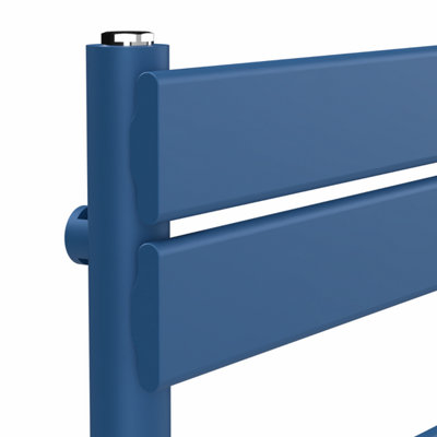 B&Q -  Flat Coloured Towel Radiator Galaxy Blue1200mm X 500mm575W (1963 Btu)