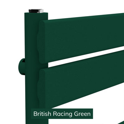 B&Q -  Flat Coloured Towel RadiatorBritish Racing Green1200mm X 600mm