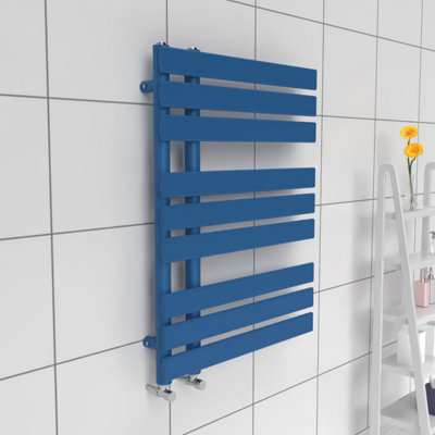 B&Q -  Open Flat Towel RadiatorGalaxy Blue800mm X 600mm455W (1554 Btu)