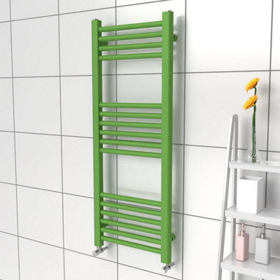 B&Q -  Coloured Towel RadiatorApple Green1000mm X 400mmMild Steel308W (1050 Btu)