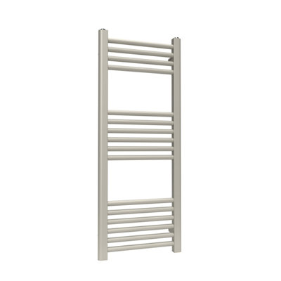 B&Q -  Coloured Towel Radiator Dune Grey 1000mm X 400mmHydronic Mild Steel1050 Btu (308W)