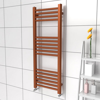 B&Q -  Coloured Towel RadiatorMetallic Copper 1000mm X 400mm308W (1050 Btu)