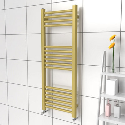 B&Q -  Coloured Towel RadiatorMetallic Gold1000mm X 400mmMild Steel308W (1050 Btu)