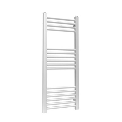 B&Q -  Coloured Towel Radiator Metallic Silver 1000mm X 400mm308W (1050 Btu)