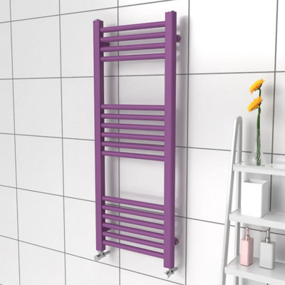 B&Q -  Coloured Towel RadiatorPretty Plum Purple 1000mm X 400mm308W (1050 Btu)