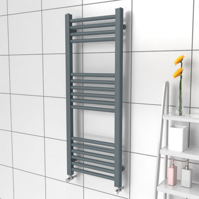 B&Q -  Coloured Towel Radiator Slate Grey 1000mm X 400mm308W (1050 Btu)