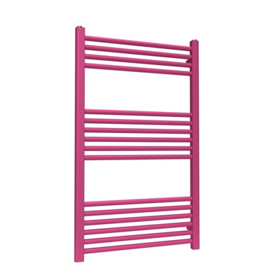 B&Q -  Coloured Towel RadiatorMetallic Copper Barbie Pink 1000mm X 600mm