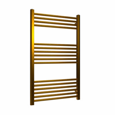 B&Q -  Coloured Towel RadiatorPolished Brass1000mm X 600mm422W (1439 Btu)