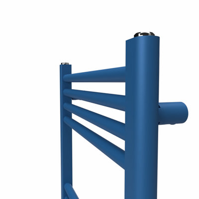 B&Q -  Coloured Towel RadiatorGalaxy Blue1200mm X 500mm1531 Btu (449W)