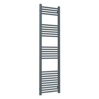 B&Q -  Coloured Towel Radiator Slate Grey1600mm X 400mm497W (1695 Btu)