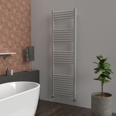 B&Q -  Coloured Towel RadiatorDove Grey1600mm X 500mm