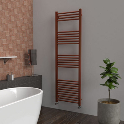 B&Q -  Coloured Towel RadiatorMetallic Copper 1600mm X 500mm589W (2008 Btu)