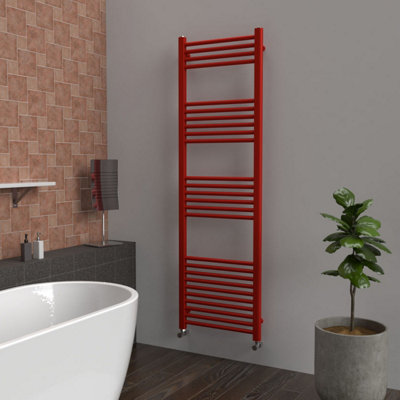 B&Q -  Coloured Towel RadiatorPoppy Red1600mm X 500mm