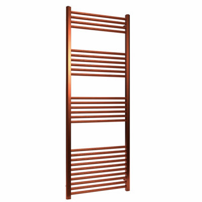 B&Q -  Coloured Towel RadiatorPolished Copper British Racing Green1600mm X 600mm