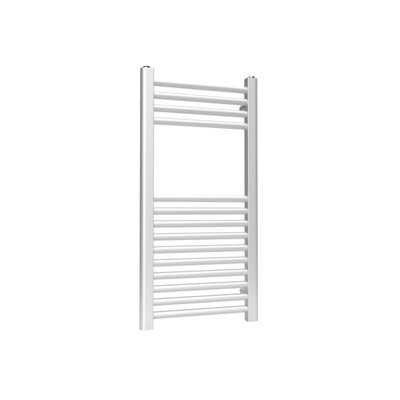 B&Q -  Coloured Towel RadiatorMetallic Silver800mm X 400mmWall-MountedMild Steel